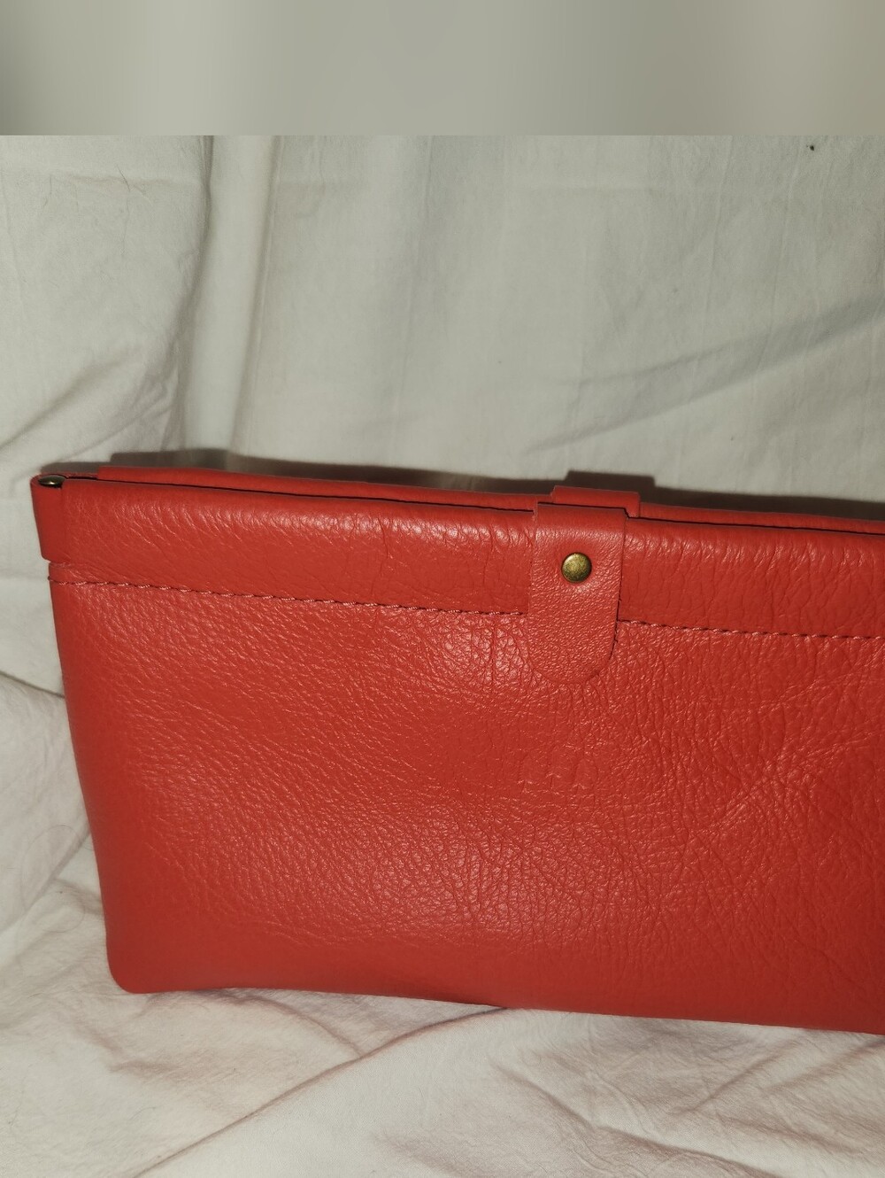 PLG Famed Framed Pouch In Poppy Red
